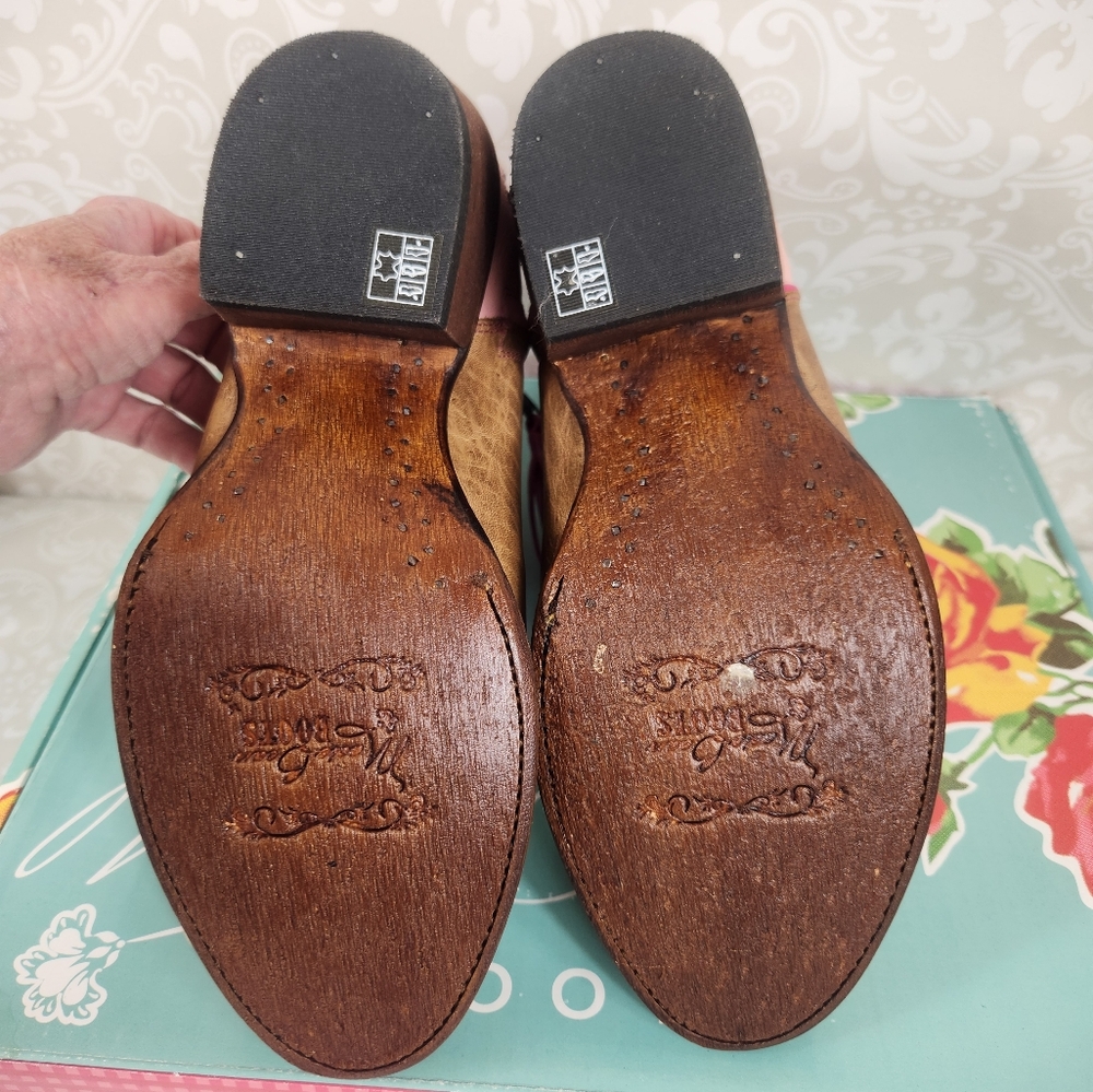NIB Macie Bean "Goldilocks '5" Rosa La Fonda' Flamingo Ankle Boots #M5216 - Picture 9 of 11